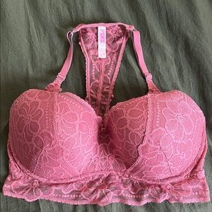 Victoria's Secret Pink Lace Push-Up Bra